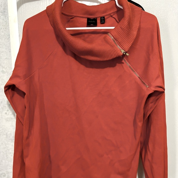 Rafaella XXL sweater with zipper orange - Picture 1 of 2